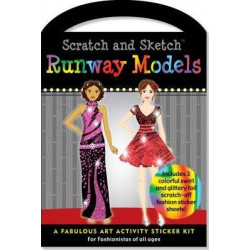 Scratch & Sketch Sticker Kit: Runway Models