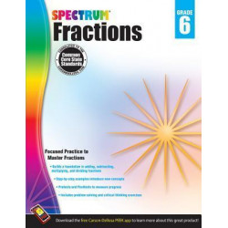 Spectrum Fractions, Grade 6