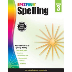 Spectrum Spelling, Grade 3