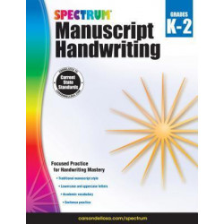 Spectrum Manuscript Handwriting, Grades K - 2