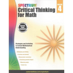 Spectrum Critical Thinking for Math, Grade 4