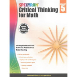 Spectrum Critical Thinking for Math, Grade 5