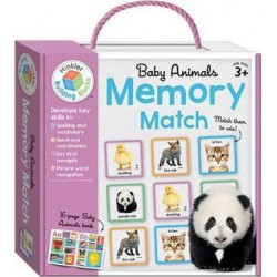 Baby Animals Building Blocks Memory Match