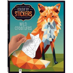 Kaleidoscope Colour by Stickers: Wild Creatures