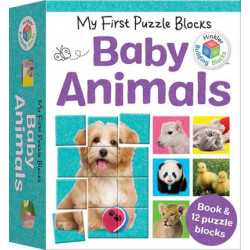 My First Puzzle Blocks: Baby Animals
