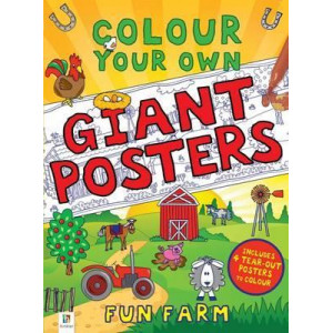 Colour your own Giant Posters: Fun Farm