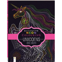 Kaleidoscope Neon Colouring: Unicorns and More