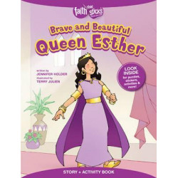 Brave and Beautiful Queen Esther Story + Activity Book