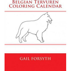 Belgian Tervuren Coloring Calendar