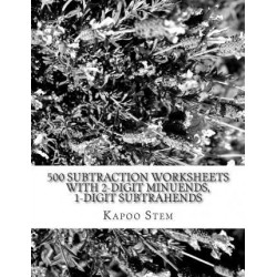 500 Subtraction Worksheets with 2-Digit Minuends, 1-Digit Subtrahends