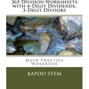 365 Division Worksheets with 4-Digit Dividends, 3-Digit Divisors