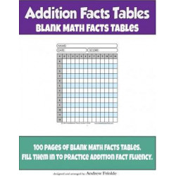 Addition Facts Tables
