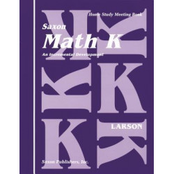Saxon Math K Homeschool