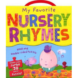 My Favorite Nursery Rhymes Book and Puzzle Set