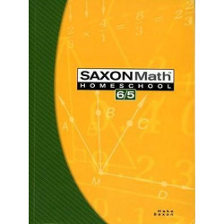 Saxon Math Homeschool 6/5
