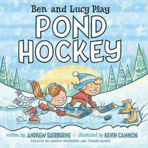 Ben and Lucy Play Pond Hockey
