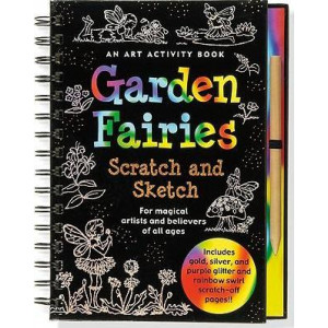 Sketch and Scratch Flower Fairies