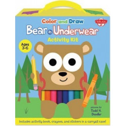 Color and Draw Bear in Underwear Activity Kit