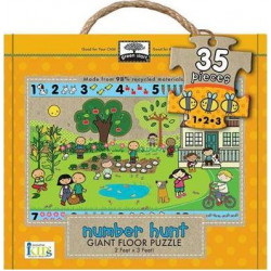Green Start Number Hunt Giant Floor Puzzle