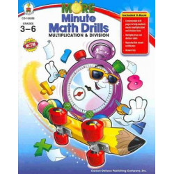 More Minute Math Drills, Grades 3 - 6
