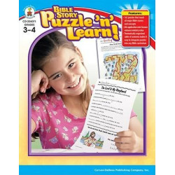 Bible Story Puzzle 'n' Learn!, Grades 3 - 4