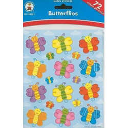 Butterflies Shape Stickers