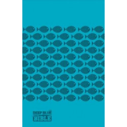 Ceb Deep Blue Kids Bible School of Fish Soft-Touch Hardcover