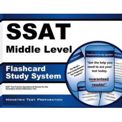 SSAT Middle Level Flashcard Study System