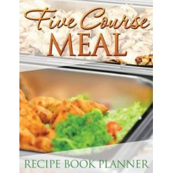 Five Course Meal Recipe Book Planner