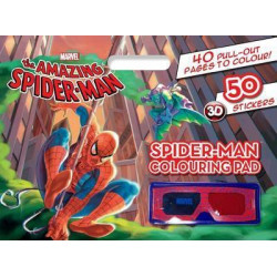 Amazing Spiderman Colouring Pad 3D