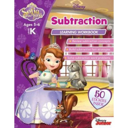 Disney Sofia the First: Subtraction Learning Workbook Level K