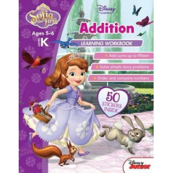 Disney Sofia the First: Addition Learning Workbook Level K