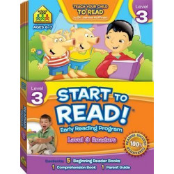 School Zone Start to Read! Level 3 Readers