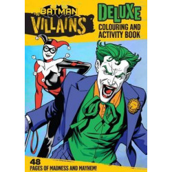DC Comics: Villains Deluxe Colouring and Activity Book
