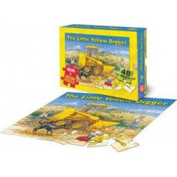 The Little Yellow Digger Book and Jigsaw Puzzle