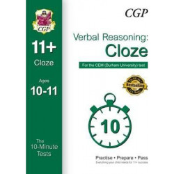 10-Minute Tests for 11+ Verbal Reasoning: Cloze Ages 10-11 (Book 1) - CEM Test