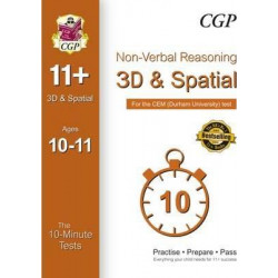 10-Minute Tests for 11+ Non-Verbal Reasoning: 3D and Spatial (Ages 10-11) - Cem Test