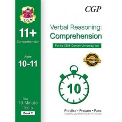 10-Minute Tests for 11+ Comprehension Ages 10-11 (Book 2) - CEM Test