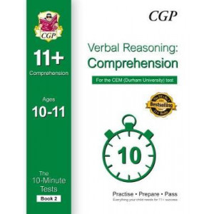10-Minute Tests for 11+ Comprehension Ages 10-11 (Book 2) - CEM Test