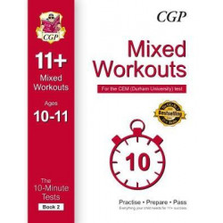 10-Minute Tests for 11+ Mixed Workouts: Ages 10-11 (Book 2) - CEM Test