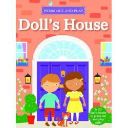 My Press Out and Play Book Doll's House