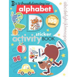 B Is for Breakdancing Bear Alphabet Sticker Activity Book