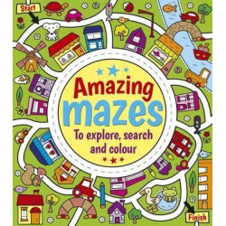 Amazing Mazes to Explore, Search and Colour