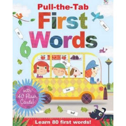 Pull-the-Tab First Words with Flash Cards