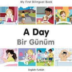 My First Bilingual Book - A Day - Korean-english