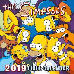 The Simpsons Official 2019 Calendar - Square Wall Calendar Format