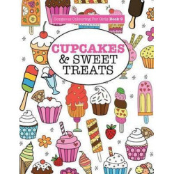 Gorgeous Colouring for Girls - Cupcakes & Sweet Treats