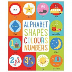 Alphabet, Shapes, Colours, Numbers