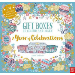 Gift Boxes to Colour and Make: A Year of Celebrations