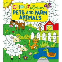 Colour by Numbers: Pets and Farm Animals
